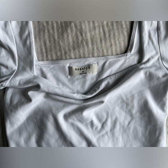 Babaton contour square neck long sleeve bodysuit - Picture 3 of 6
